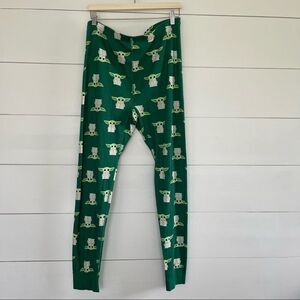 Hanna Andersson Women’s XXL Green Star Wars The Child Grogu Pajama Pants